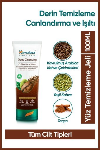 Himalaya Alkolsüz Tüm Ciltler Su Bazlı Yüz Temizleme Jeli 100 ml