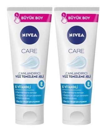 Nivea E Vitaminli Alkolsüz Tüm Ciltler Yağ Bazlı Yüz Temizleme Jeli 2x225 ml