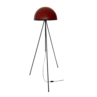 Rsylight Retro Metal Ayaklı Konik Lambader 190 cm Bordo