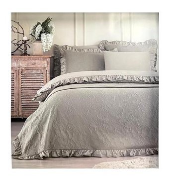 Özdilek Armes Pamuk 4 Mevsim 200x220 cm Çarşaflı Düz Çift Kişilik Nevresim Takımı Bej