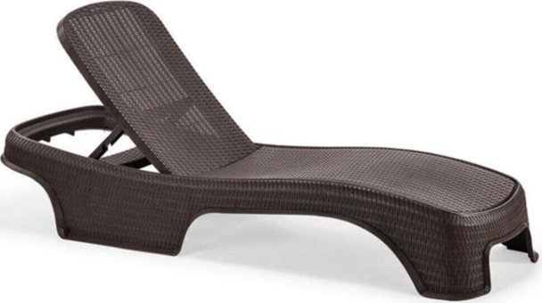 Şen Yayla Brezza Royal Rattan Plastik Taşınabilir Şezlong