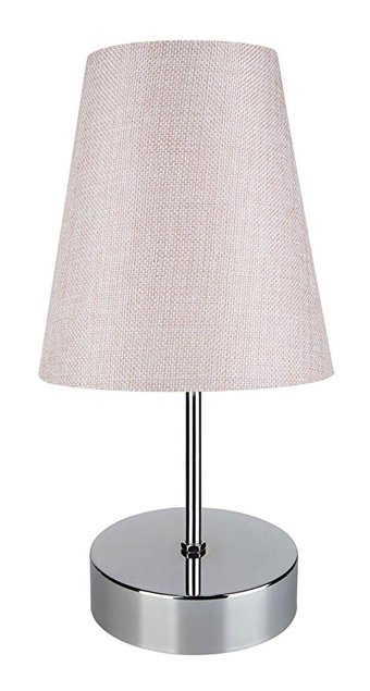Modelight Kumaş Pudra Metal Ayaklı Abajur