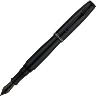 Monteverde Invincia MV41137 Pistonlu-Kartuşlu Çelik Doldurulabilir M Siyah Dolma Kalem