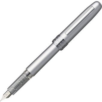Platinum PGB1000B Pistonlu-Kartuşlu Metal Doldurulabilir M Gümüş Dolma Kalem
