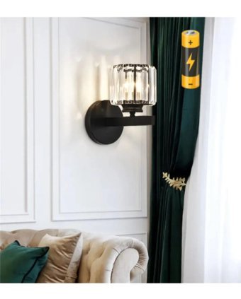 Burenze Luxury Metal LED Aplik Siyah
