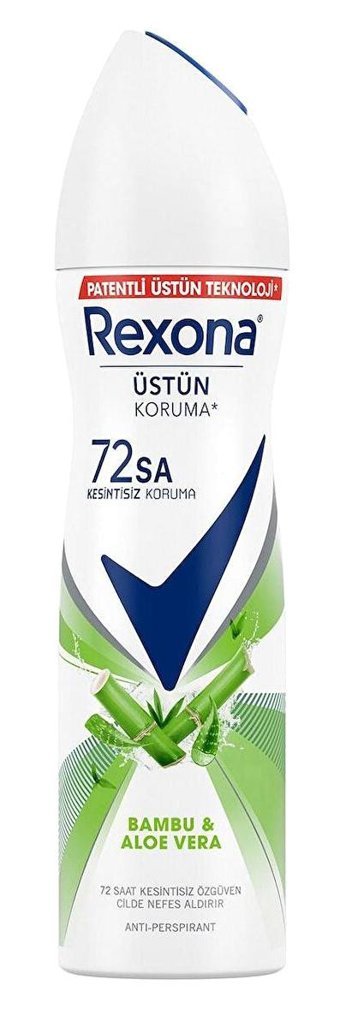 Rexona MotionSense Pudrasız Ter Önleyici Organik Antiperspirant Sprey Kadın Deodorant 150 ml