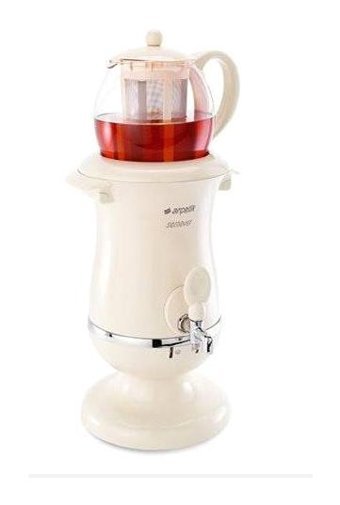 Arçelik K 3285 C 1800 W 2.5 lt Cam Tek Demlikli Tek Musluklu Plastik Elektrikli Semaver Bej