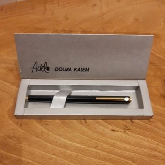 Adel 810 Kartuşlu Doldurulabilir Siyah Dolma Kalem