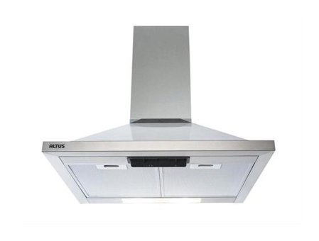 Altus ALA-520 I 185 W 500 m³ Emiş Gücü 60 cm Cam Karbon Filtreli Bacalı Duvar Tipi Davlumbaz Gri