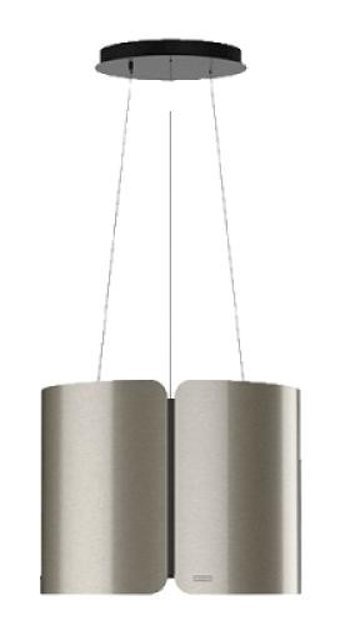 Franke FSMS F42 SS/BK 240 W 530 m³ Emiş Gücü 43 cm Paslanmaz Çelik Bacalı Ada Tipi Davlumbaz Inox