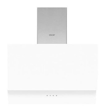 Oscar 5669 Ekotouch 500 m³ Emiş Gücü 60 cm Cam Bacalı Duvar Tipi Davlumbaz Beyaz