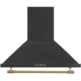 Ferre D021 100 W 650 m³ Emiş Gücü 60 cm Paslanmaz Çelik Karbon Filtreli Bacalı Duvar Tipi Davlumbaz Siyah