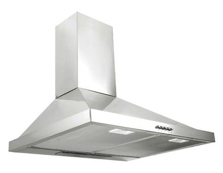 Çetintaş 1601 190 W 350 m³ Emiş Gücü 60 cm Paslanmaz Çelik Karbon Filtreli Bacalı Duvar Tipi Davlumbaz Gri