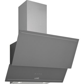 Luno 3420.6.S01 450 m³ Emiş Gücü 60 cm Cam Bacalı Duvar Tipi Davlumbaz Gri