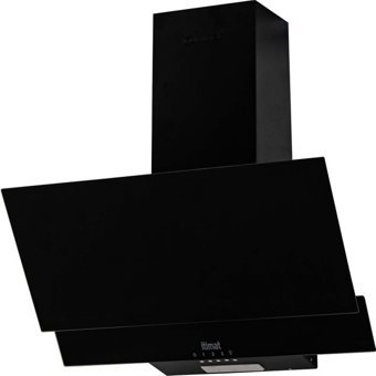İtimat DV7030 190 W 650 m³ Emiş Gücü 60 cm Cam Karbon Filtreli Bacalı Duvar Tipi Davlumbaz Siyah