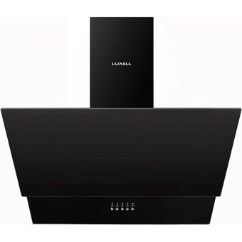 Luxell DA6-832 140 W 60 cm Cam Bacalı Duvar Tipi Davlumbaz Siyah