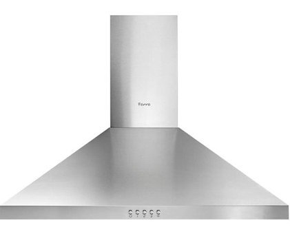 Ferre D041 450 m³ Emiş Gücü 90 cm Metal Bacalı Duvar Tipi Davlumbaz Gri
