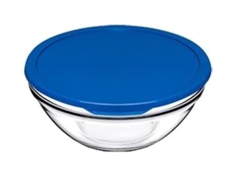 Paşabahçe Yuvarlak Cam-Plastik Saklama Kabı 2x595 ml