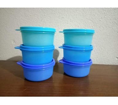 Tupperware Şeker Yuvarlak Plastik Saklama Kabı 6x250 ml