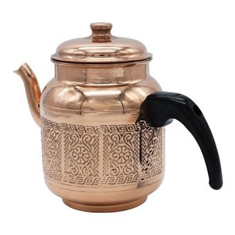 Kutlu Dövme Bakır Mini Çaydanlık Bakır Kahve
