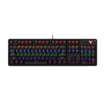 Rapoo V500Pro İngilizce Q RGB 104 Tuşlu Kablolu Siyah Mekanik Gaming Klavye