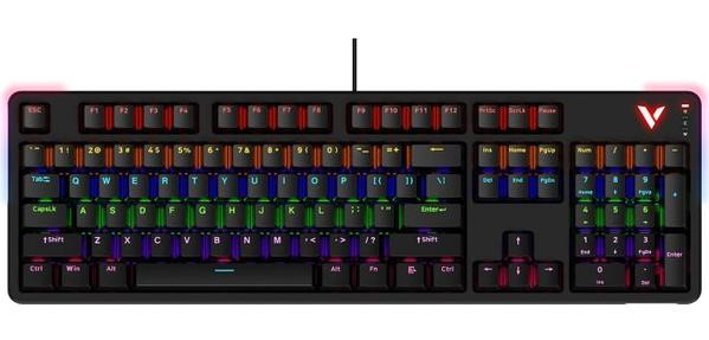 Rapoo V500Pro İngilizce Q RGB 104 Tuşlu Kablolu Siyah Mekanik Gaming Klavye