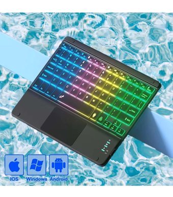 Triline 9.7 İngilizce Q RGB Wireless Siyah Klavye