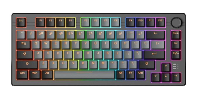 Dareu EK75 Pro İngilizce Q RGB Kablosuz Siyah Mekanik Klavye