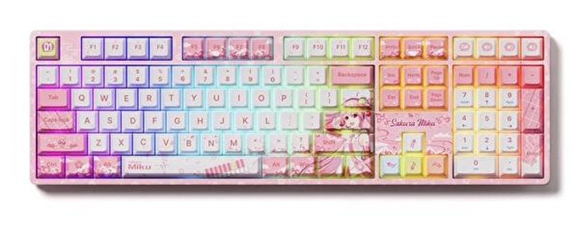 Akko 5108B Plus İngilizce Q RGB 108 Tuşlu Kablosuz Çok Renkli Mekanik Gaming Klavye