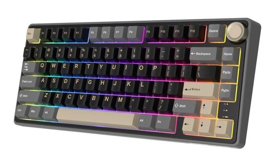 Royal Kludge R75 Q RGB Katlanabilir 81 Tuşlu Kablolu Siyah Mekanik Gaming Klavye