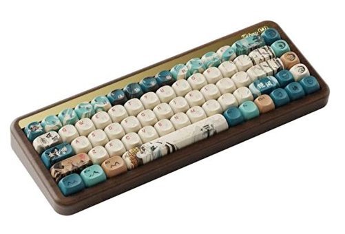 Akko Mu01 İngilizce Q RGB 68 Tuşlu Kablosuz Çok Renkli Mekanik Gaming Klavye