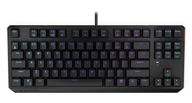 Endorfy EY5A003 Türkçe Q RGB 87 Tuşlu Red Switch Kablolu Siyah Mekanik Gaming Klavye
