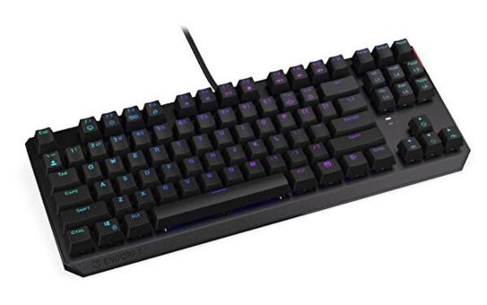 Endorfy EY5A003 Türkçe Q RGB 87 Tuşlu Red Switch Kablolu Siyah Mekanik Gaming Klavye