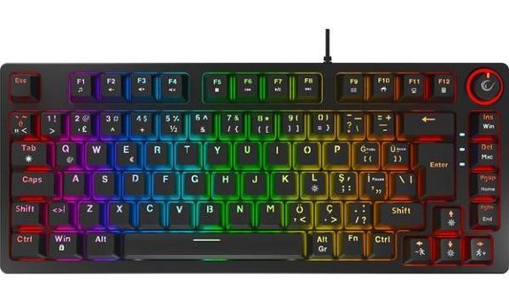 Rampage Enıgma 75 Türkçe Q RGB Red Switch Kablolu Siyah Mekanik Gaming Klavye