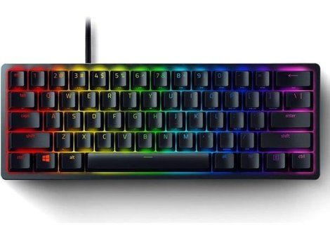 Razer Rz03-03390100-R3m1 İngilizce Q RGB 61 Tuşlu Purple Switch Kablolu Siyah Mekanik Gaming Klavye