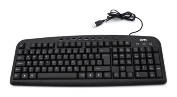 Avec AV-KB979 Türkçe Q 108 Tuşlu Kablolu Siyah Klavye