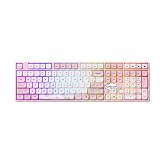 Akko 5108B Plus İngilizce Q RGB 108 Tuşlu Kablosuz Pembe Mekanik Gaming Klavye