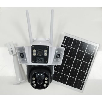 Avenir Av-S428 Wi-Fi Güneş Enerjili Sim Kartlı 360 Derece Dönme Gece Görüşlü IP İç-Dış Mekan Kablosuz Güvenlik Kamerası