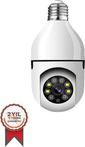 Torima Cmr-6 Wi-Fi 1 Kameralı 360 Derece Dönme Gece Görüşlü IP İç Mekan Kablosuz Güvenlik Kamerası