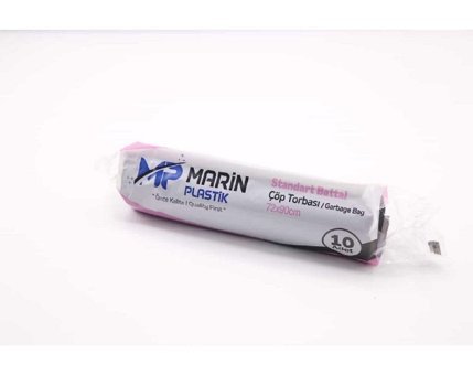 Marin Battal Boy 72x90 cm Çöp Poşeti 25x10 Adet Siyah