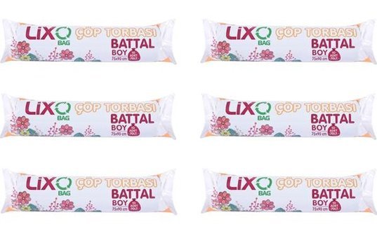Lixo Battal Boy 75x90 cm Çöp Poşeti 6x10 Adet Mavi