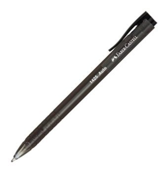 Faber-Castell 1425 Auto Plastik Tek Renkli Siyah 10'lu Tükenmez Kalem Seti