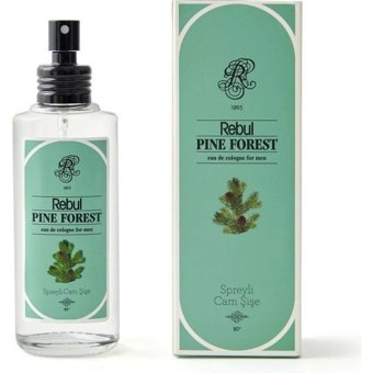 Rebul Orman Çamı Sprey Cam Şişe Kolonya 2x100 ml