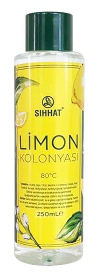 Sıhhat Limon Plastik Şişe Kolonya 250 ml