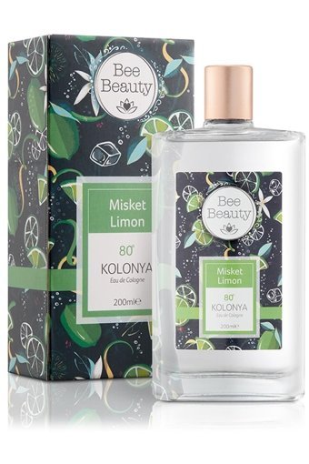Bee Beauty Misket Limon Cam Şişe Kolonya 200 ml