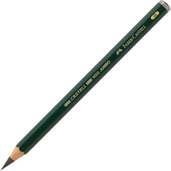 Faber-Castell 9000 Jumbo Köşeli Siyah 4B Kurşun Kalem