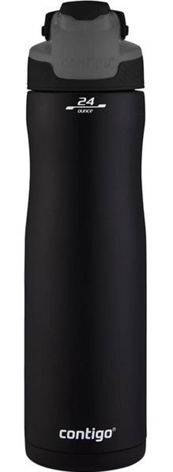 Contigo Chill Autoseal Siyah Paslanmaz Çelik Spor Matara 720 ml