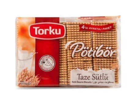 Torku Pötibör Sade Bisküvi 4x175 gr