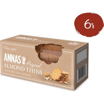 Annas Original Bademli Bisküvi 6x150 gr