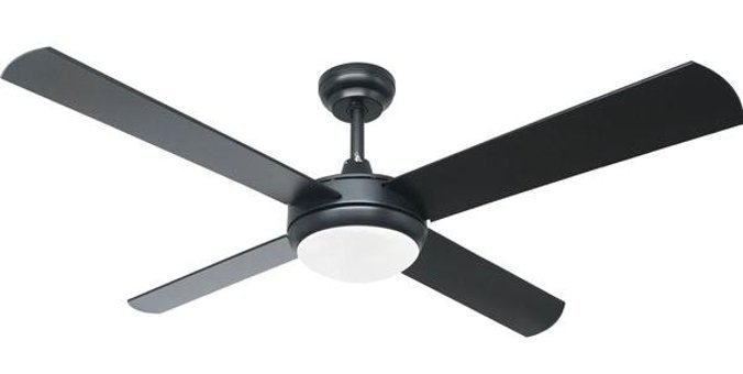 Dlc Levante Işıklı Kumandalı Ahşap 4 Kanatlı Siyah Tavan Vantilatörü
